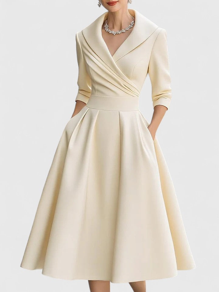 Yan | Elegant Midi Dress